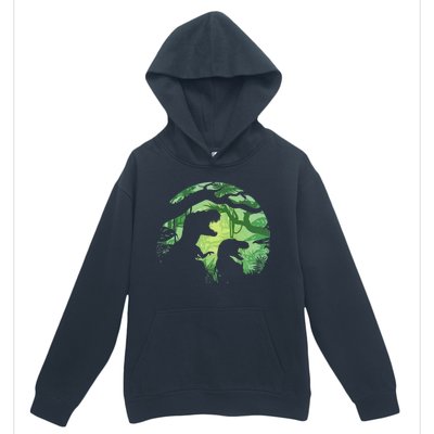 T-Rex Silhouette Urban Pullover Hoodie