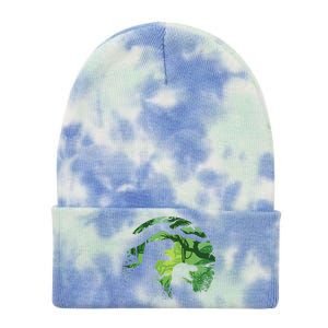 T-Rex Silhouette Tie Dye 12in Knit Beanie