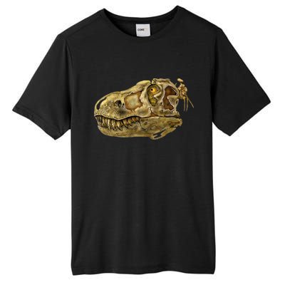 T-Rex Skull Skeleton Head Tall Fusion ChromaSoft Performance T-Shirt