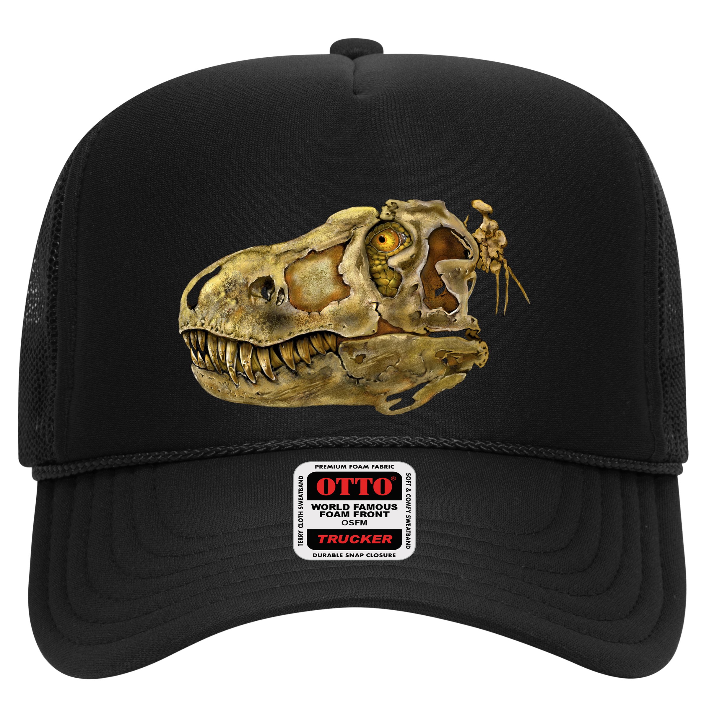 T-Rex Skull Skeleton Head Hat