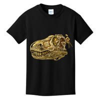 T-Rex Skull Skeleton Head Kids T-Shirt