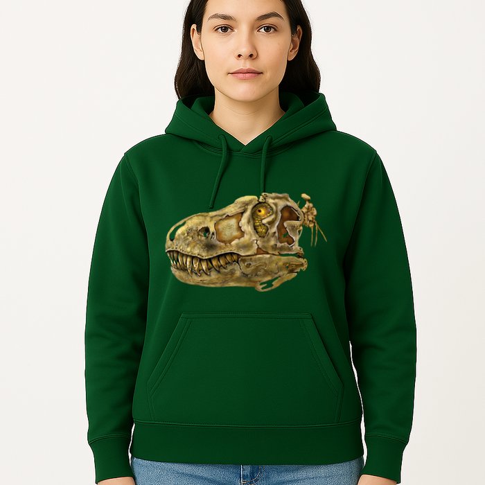 T-Rex Skull Skeleton Head Hoodie