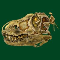 T-Rex Skull Skeleton Head Hoodie