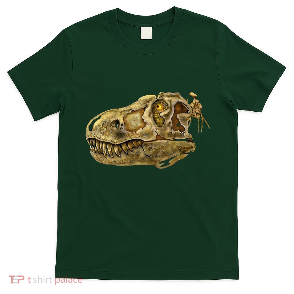 T-Rex Skull Skeleton Head T-Shirt