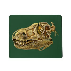 T-Rex Skull Skeleton Head Mousepad