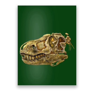 T-Rex Skull Skeleton Head Poster