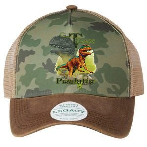 T-Rex The Predator 3D Puff Embossed Legacy Tie Dye Trucker Hat