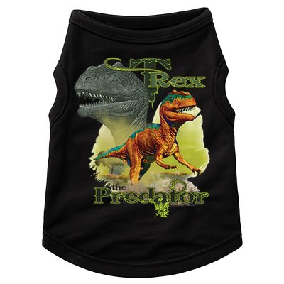 T-Rex The Predator 3D Puff Embossed Doggie Tank