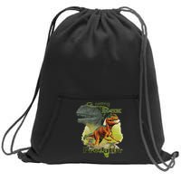 T-Rex The Predator 3D Puff Embossed Sweatshirt Cinch Pack Bag