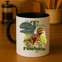 T-Rex The Predator 3D Puff Embossed Mug