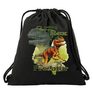 T-Rex The Predator 3D Puff Embossed Drawstring Bag