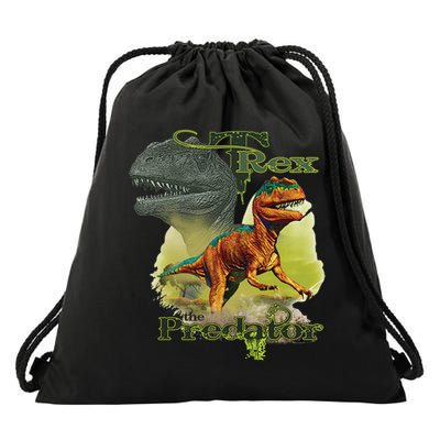 T-Rex The Predator 3D Puff Embossed Drawstring Bag