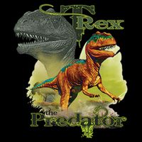 T-Rex The Predator 3D Puff Embossed 16 in Basic Backpack