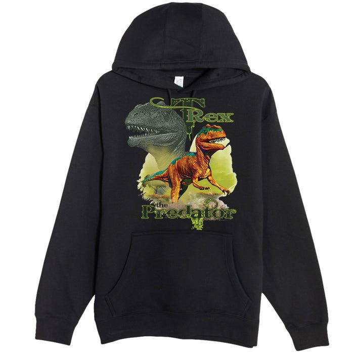 T-Rex The Predator 3D Puff Embossed Premium Pullover Hoodie