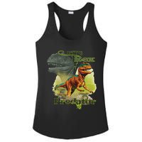 T-Rex The Predator 3D Puff Embossed Ladies PosiCharge Competitor Racerback Tank