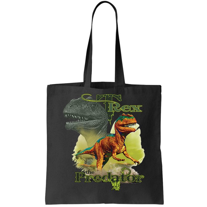 T-Rex The Predator 3D Puff Embossed Tote Bag