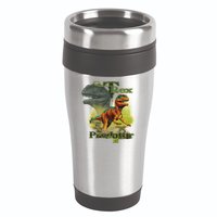 T-Rex The Predator 3D Puff Embossed 16oz Travel Tumbler
