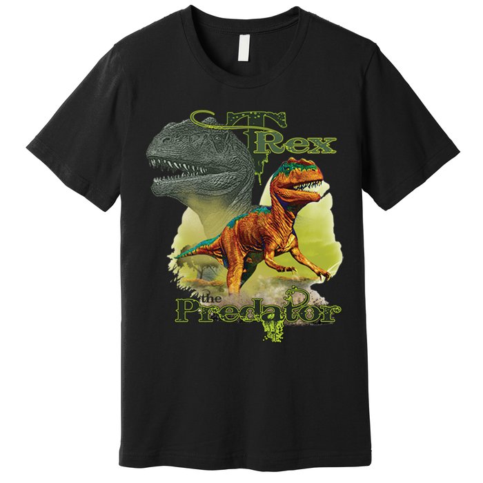 T-Rex The Predator 3D Puff Embossed Premium T-Shirt