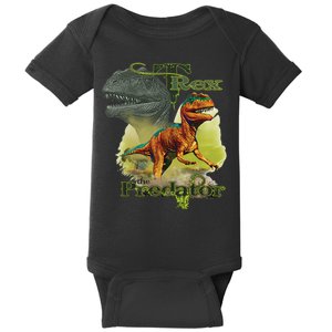 T-Rex The Predator 3D Puff Embossed Baby Bodysuit