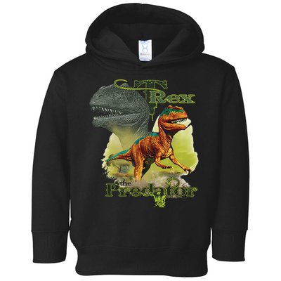 T-Rex The Predator 3D Puff Embossed Toddler Hoodie
