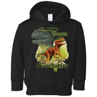 T-Rex The Predator 3D Puff Embossed Toddler Hoodie