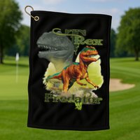 T-Rex The Predator 3D Puff Embossed Golf Towel