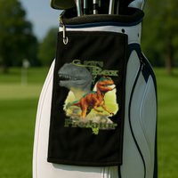 T-Rex The Predator 3D Puff Embossed Golf Towel