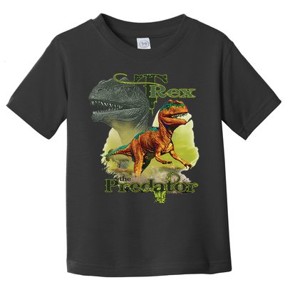 T-Rex The Predator 3D Puff Embossed Toddler T-Shirt