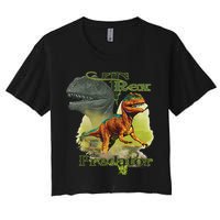 T-Rex The Predator 3D Puff Embossed Crop Top