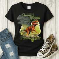 T-Rex The Predator 3D Puff Embossed Womens T-Shirt