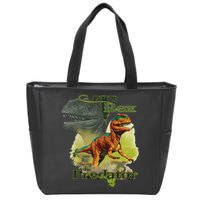 T-Rex The Predator 3D Puff Embossed Zip Tote Bag