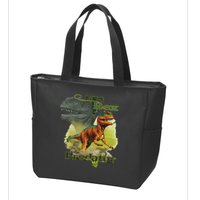 T-Rex The Predator 3D Puff Embossed Zip Tote Bag