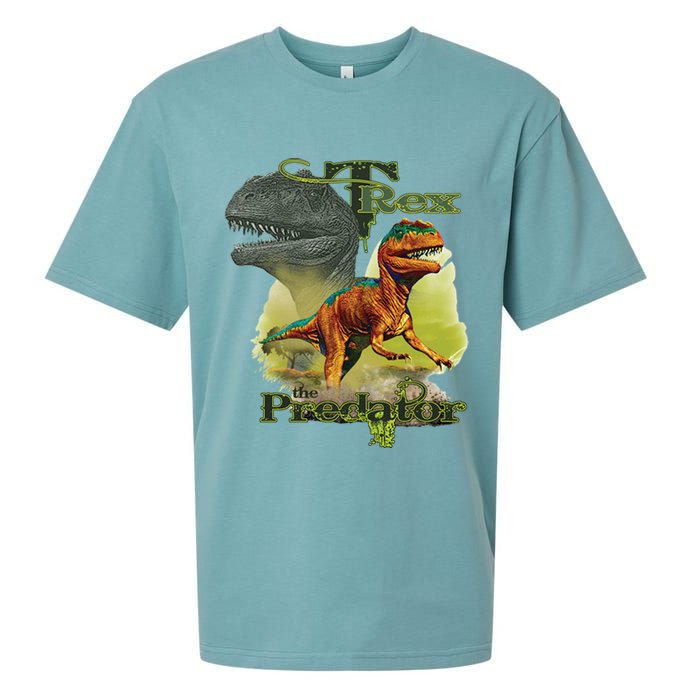 T-Rex The Predator 3D Puff Embossed Sueded Cloud Jersey T-Shirt