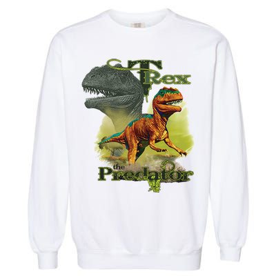 T-Rex The Predator 3D Puff Embossed Garment-Dyed Sweatshirt