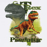 T-Rex The Predator 3D Puff Embossed Garment-Dyed Sweatshirt