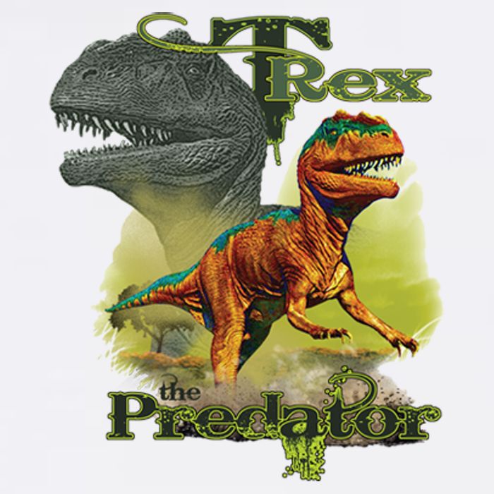 T-Rex The Predator 3D Puff Embossed Garment-Dyed Sweatshirt