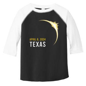 Totality 04 08 24 Total Solar Eclipse 2024 Texas Toddler Fine Jersey T-Shirt