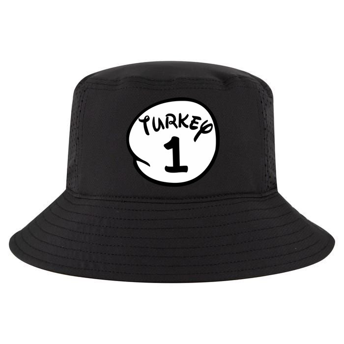Turkey 1 2 3 Funny Thanksgiving Matching Cool Comfort Performance Bucket Hat