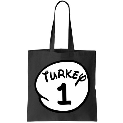 Turkey 1 2 3 Funny Thanksgiving Matching Bag