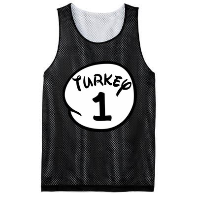 Turkey 1 2 3 Funny Thanksgiving Matching Mesh Reversible Basketball Jersey Tank