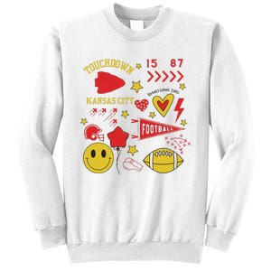 Touchdown 15 87 Kansas City Chief Football Est 1960 Sweatshirt