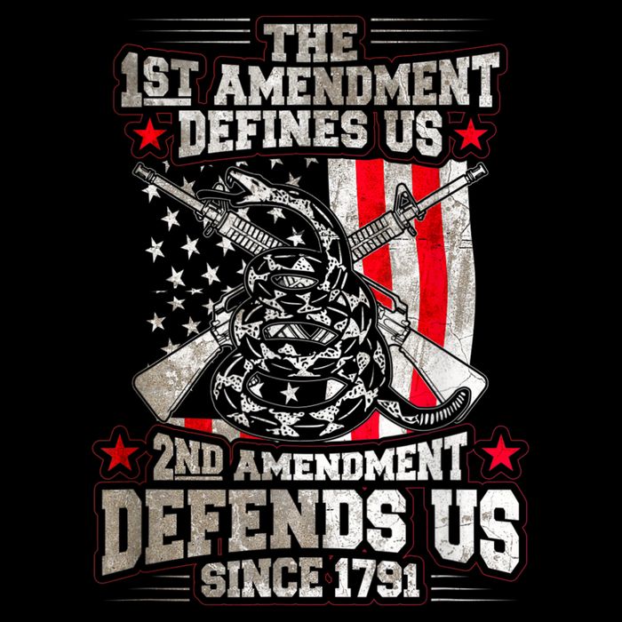 The 1st Amendment Defines Us! 2nd Amendment Defend Us! Wool Snapback Cap