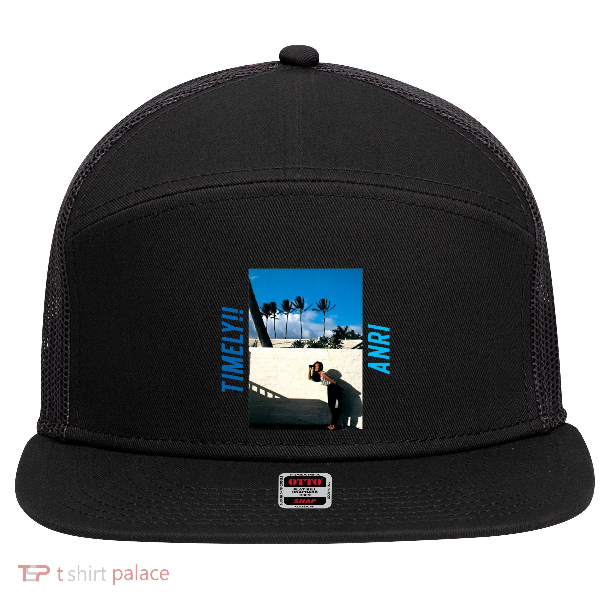 Timely!! (1983) Anri 7 Panel Mesh Trucker Snapback Hat
