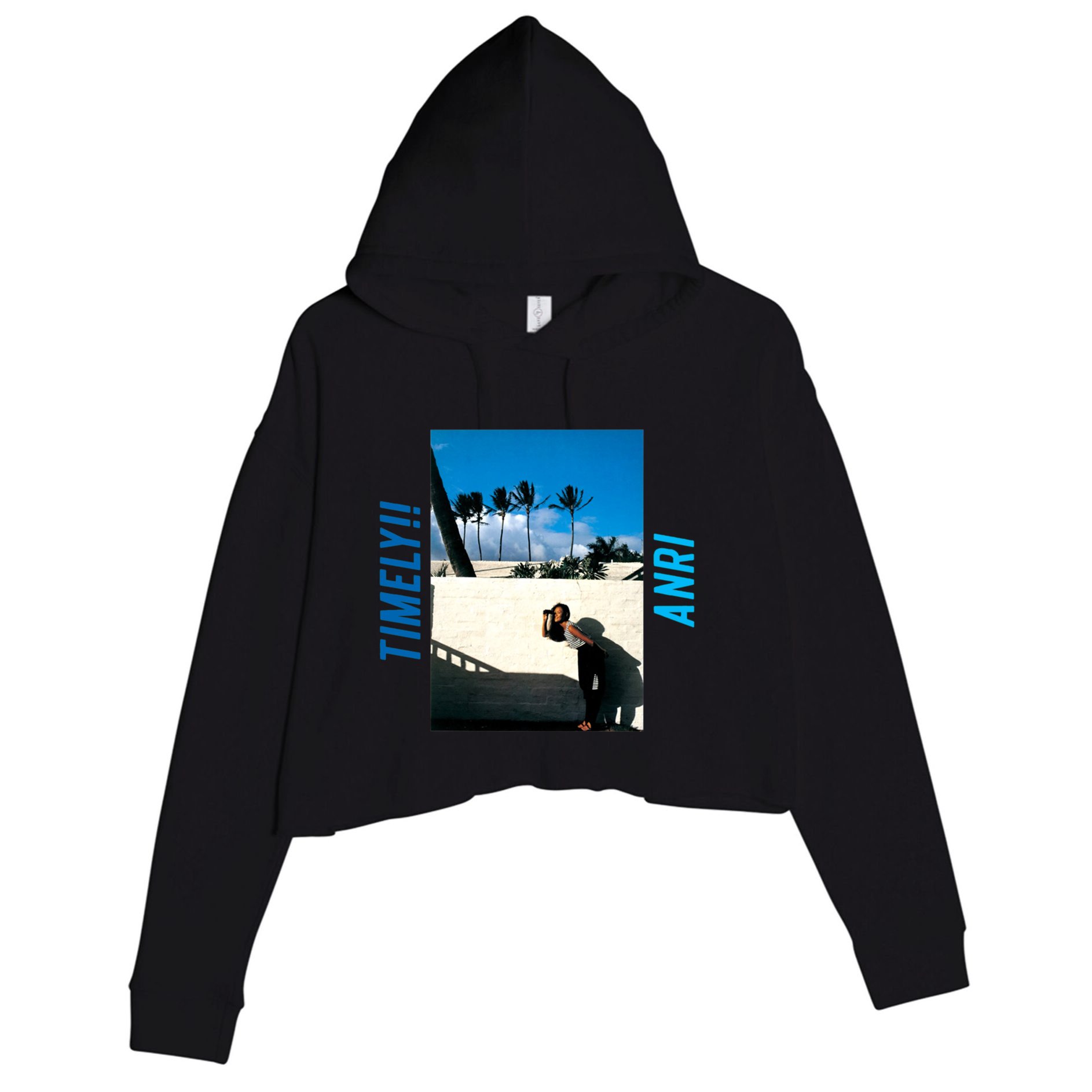 Timely!! (1983) Anri Crop Fleece Hoodie