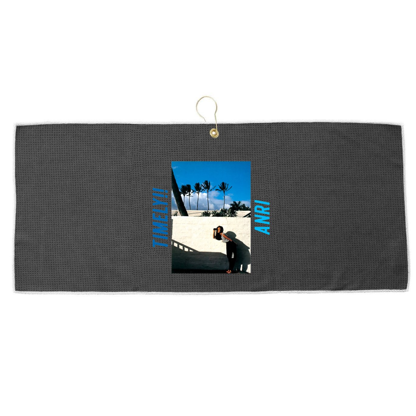 Timely!! (1983) Anri Large Microfiber Waffle Golf Towel