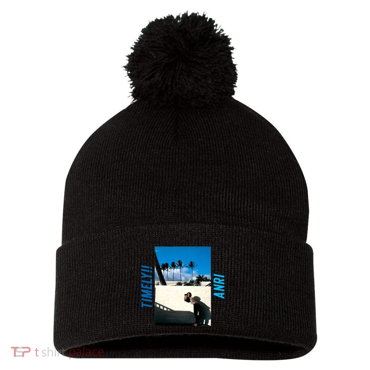 Timely!! (1983) Anri Pom Pom 12in Knit Beanie