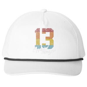 Teenager 13th Birthday 13 Year Old Gifts Snapback Five-Panel Rope Hat