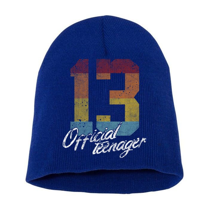 Teenager 13th Birthday 13 Year Old Gifts Short Acrylic Beanie