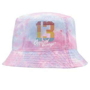 Teenager 13th Birthday 13 Year Old Gifts Tie-Dyed Bucket Hat