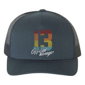 Teenager 13th Birthday 13 Year Old Gifts Yupoong Adult 5-Panel Trucker Hat